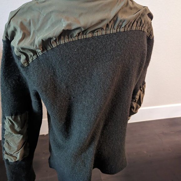 REI Wool Blend Green Sweater 1/4 Zip XXL | Earth Green - Picture 3 of 7